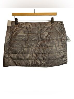 Ralph Lauren RLX Quilted Reversible Camo Wrap Skirt Size XL